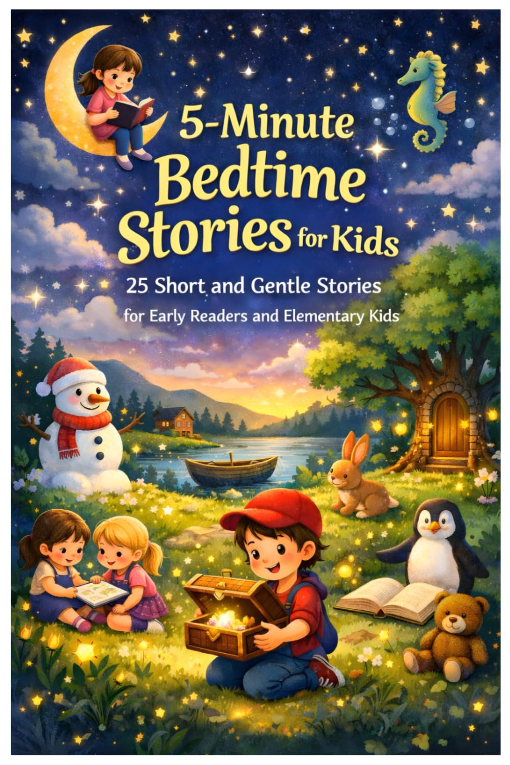 5-Minute Bedtime Stories for Kids: 25 Short and Gentle Stories for Early Readers and Elementary Kids