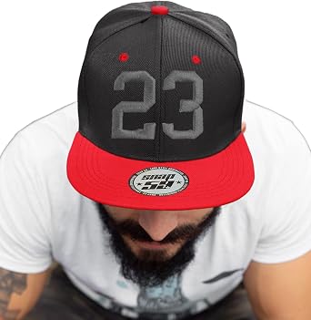 4sold ABC Letter Snapback Cap in Red Black/White with Letters A to Z