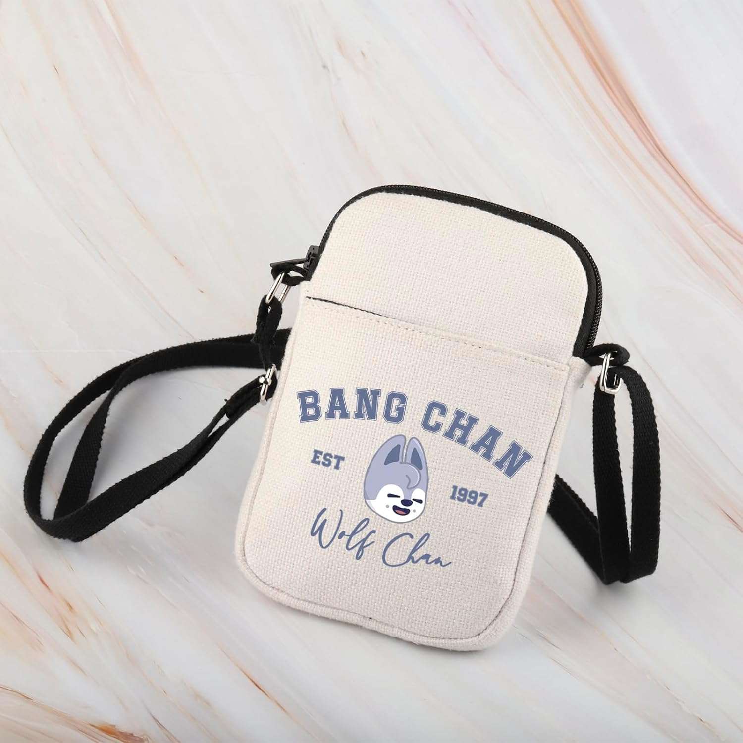WCGXKO Korean Pop Gift Korean Group Merch Boys Group Est 1999 Dwaekki Crossbody Bag for Pop Music Lover - Image 5
