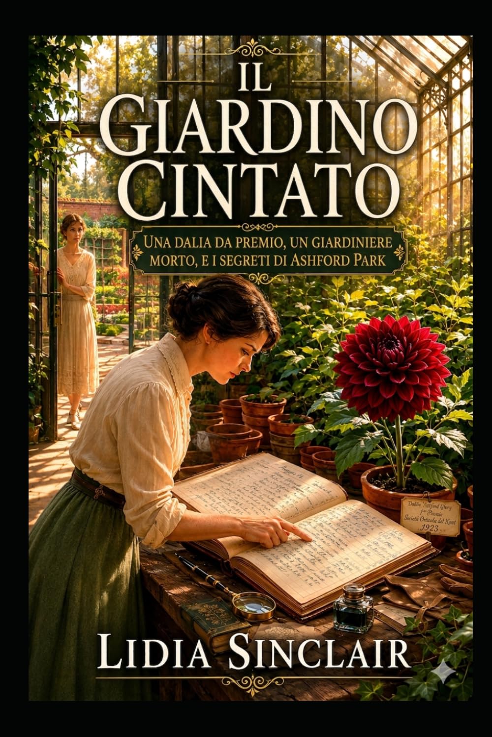 IL GIARDINO RECINTATO: Una dalia premiata, un giardiniere morto e i segreti di Ashford Park ("I misteri botanici di Elowen Voss ")