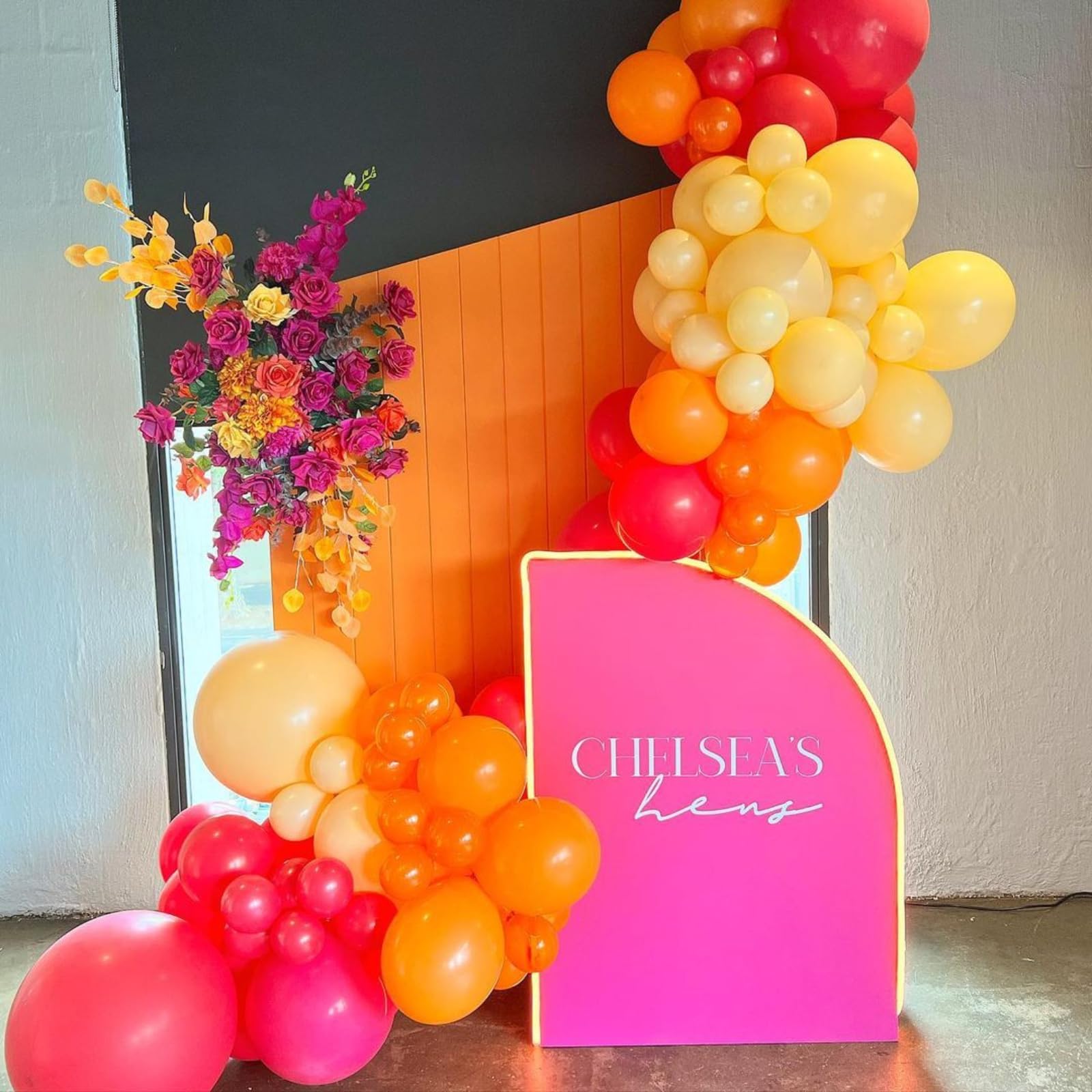 Różowe i żółte balony, 30 cm retro różowe żółte balony, 35 szt., zakurzony różowy, maka, pomarańczowe, lateksowe balony dla dziewcząt, boho, urodziny, wieczór panieński, ślub, zaręczyny, dekoracje
