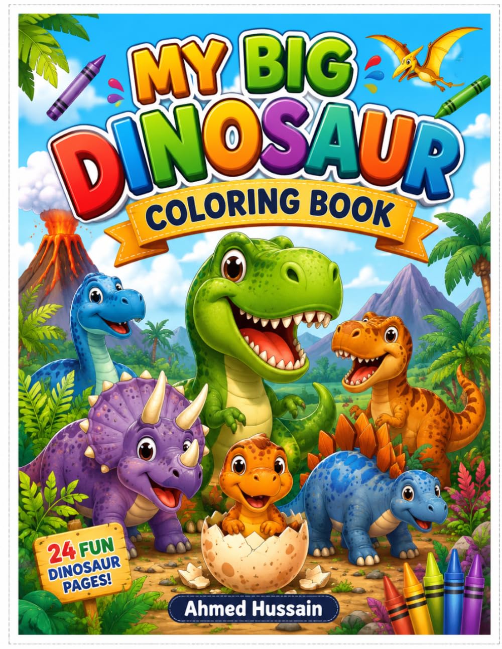 My Big Dinosaur Coloring Book