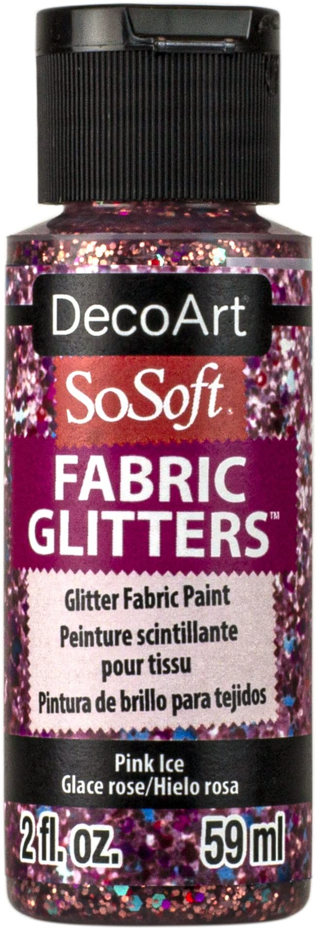 Decoart Pink Ice Fabric Paint