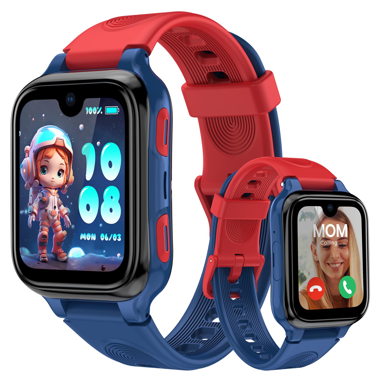 LAGENIO K9 Smart Watch for Kids with GPS Tracker, AI Voice & Video Call,1.78" AMOLED, 4G…