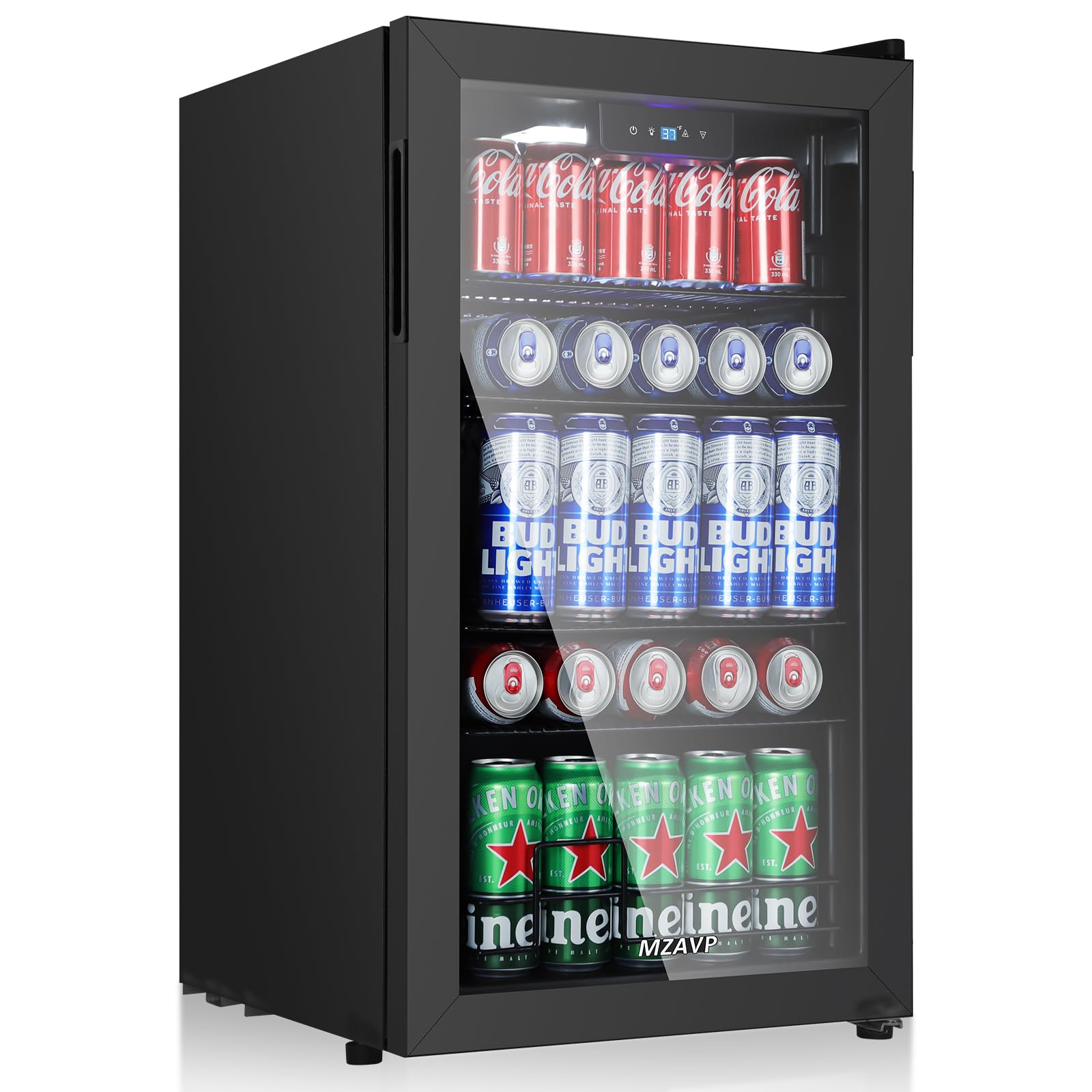 Mzavp MZYC-86-Black 3 cu ft Beverage Cooler Black