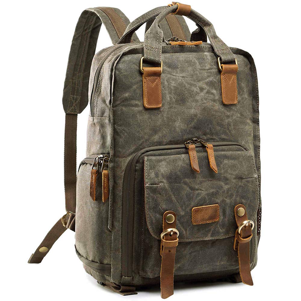 canvas camera backpack