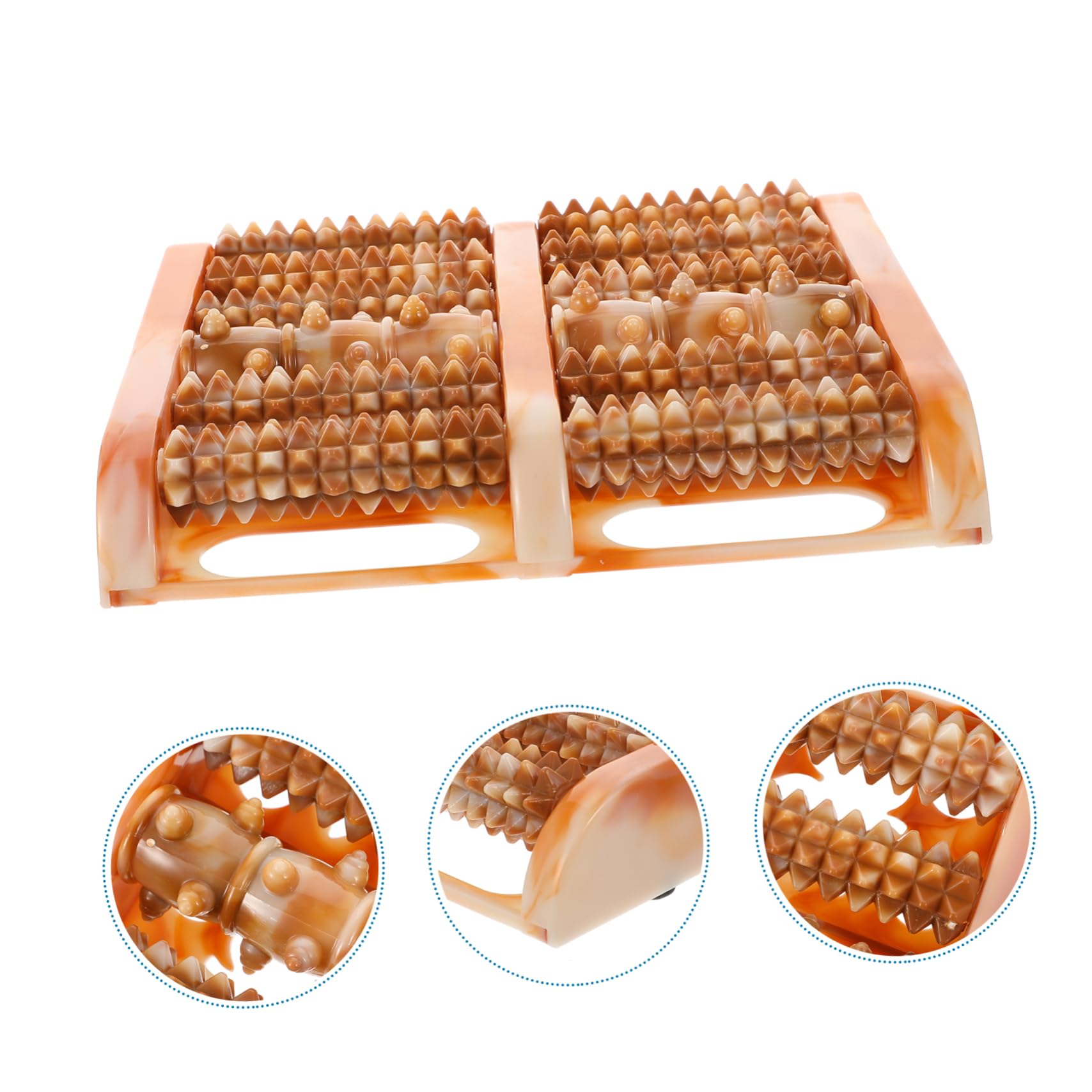 KOMBIUDA Masajeador De Pies Práctico De Rodillos De Masaje y Relajante Para Pies Cansados y Doloridos