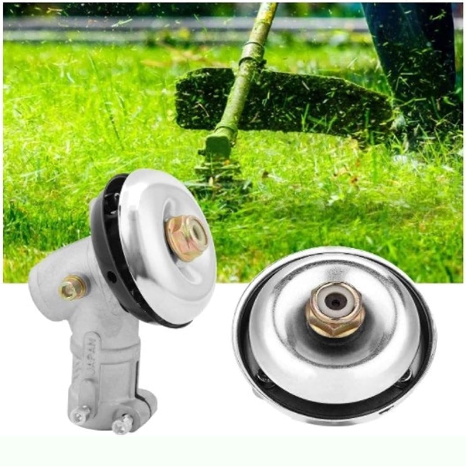 MTNBHH 24mm 4/7/9/10 Teeth Lawn Mower Gear Head, Lawn Mower Gear Head, Brushcutter Accessories, Universal Brush Cutter Gearhead(10 teeth)