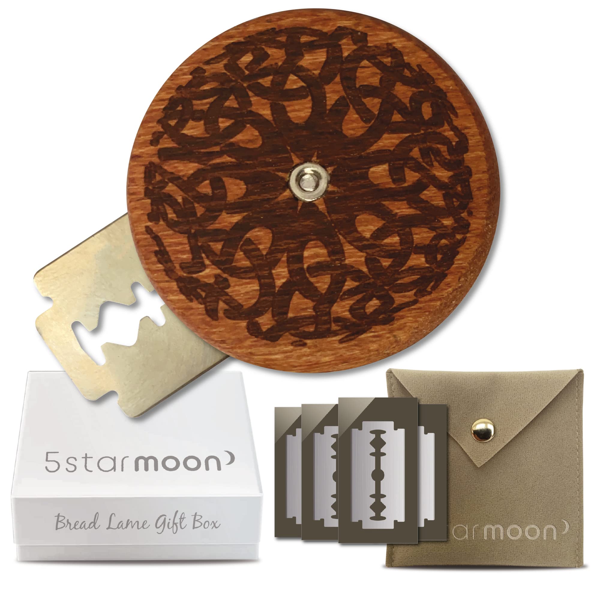 Buy UK Designed Bread Lame Cutter, Wooden Bread Scoring Tool with