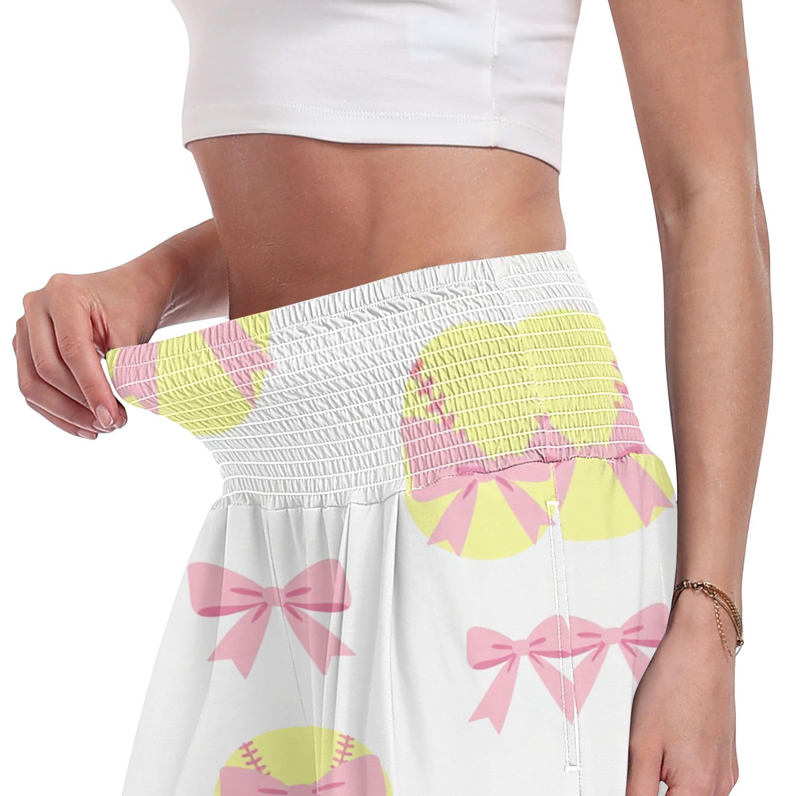 Blush Softballs - Pantalones ligeros para mujer, pantalones de yoga y verano