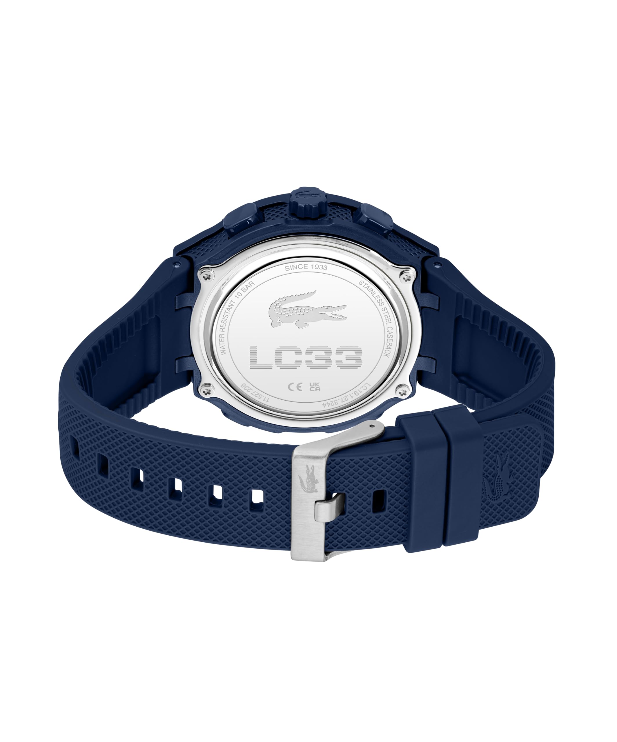 Lacoste Reloj de Cuarzo Multifuncional Analógico-Digital para Hombre Colección LC33 Collection con Correa en Silicona - Disponible para él y para Ella