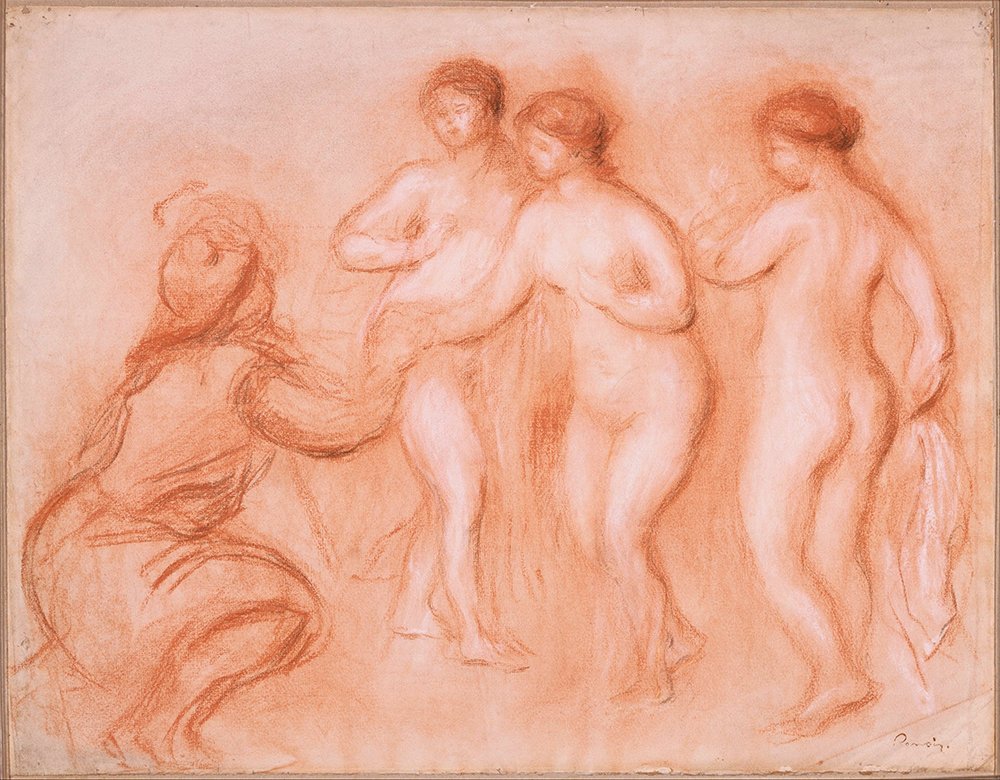 Finis les reflets sur vos cadres avec l'impression semi-gloss The Judgement of Paris de Renoir