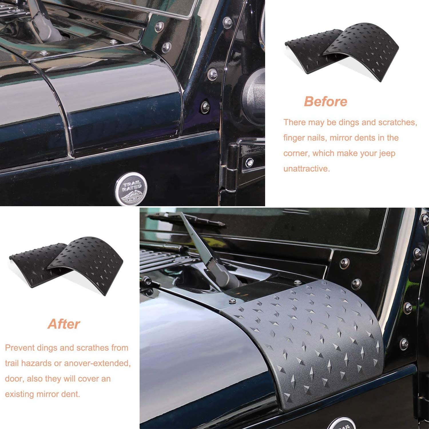 Morgan Supreme Corner Cap OEM - Passenger Side - 116385 Includes Rivets + Caulk + Seal - Old Style PRE 2009