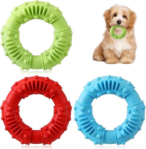 Shappy 3 piezas de juguetes masticables para perros masticadores agresivos de raza grande, resistentes y duraderos interactivos para perros,
