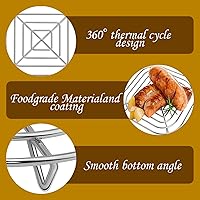 Vista 5 de Rejilla para freidora de aire Ninja Crispi para 4QT Ninja Crispi, piezas de repuesto para freidora de aire, acero inoxidable de grado alimenticio