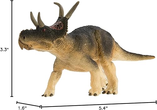 Miniatura 8 de Safari Ltd. Diabloceratops - Figura detallada de dinosaurio de 5.75 pulgadas, juguete educativo para niños, niñas y niños a partir de 3 años