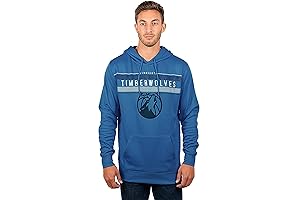 Authentic NBA Timberwolves Apparel for Men: Fleece Hoodie Pullover Sweatshirt