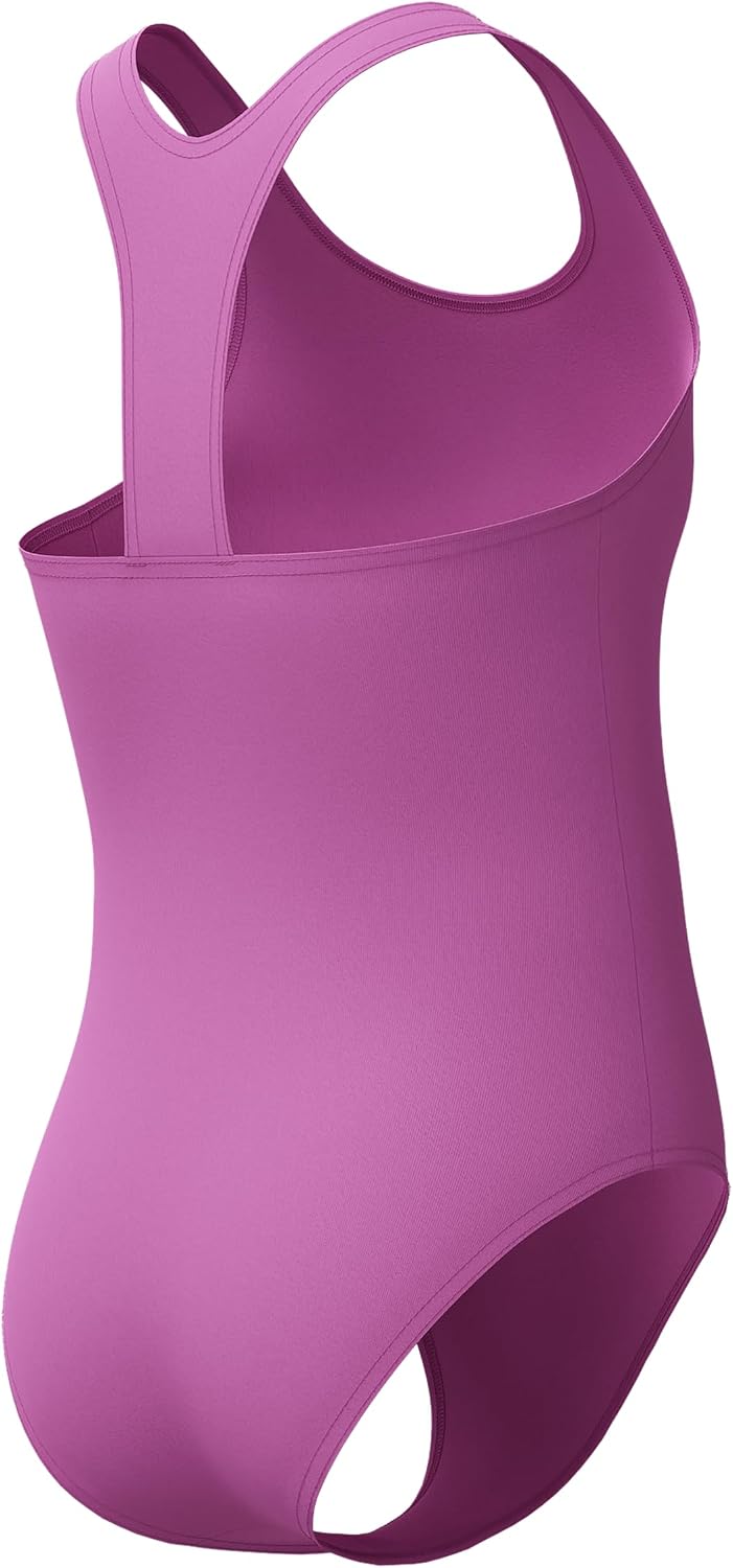 Speedo Girl's Swimsuit One Piece Closed Racerback