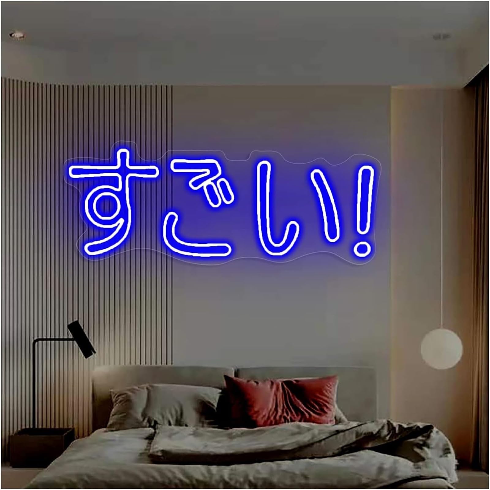 Letrero de luces de neón LED personalizado japonés hecho a mano for juegos 60x23cm