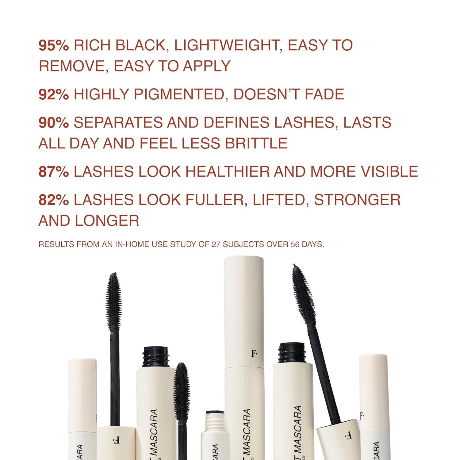 Freck Beauty LASHROCKET Mascara, Infused with Lash Enhancing Peptides, Conditioning & Nourishing, Lashes Appear Fuller, Longer and Stronger with Each Use, Black - Image 7