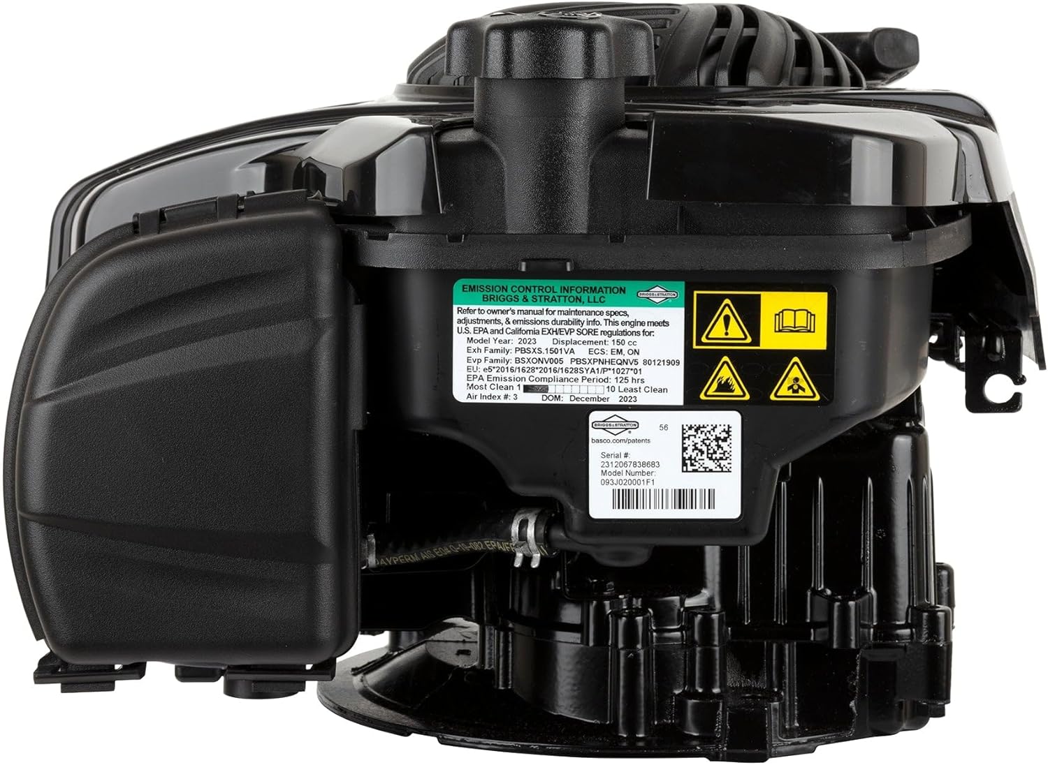 Briggs and Stratton 93J02-0001-F1 EX Series™ 6.25 GT 150cc Vertical Shaft Engine