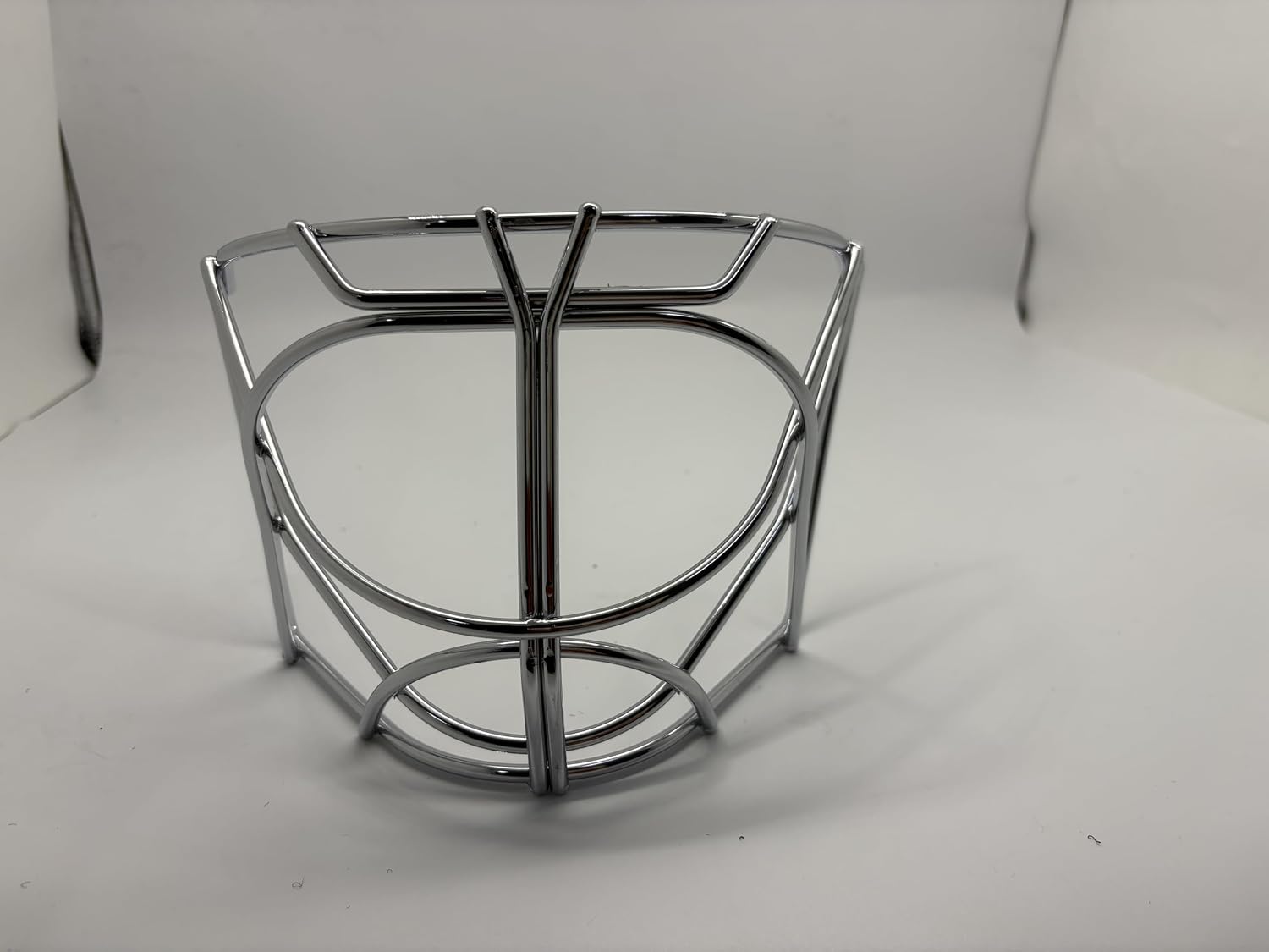 GY Hockey Goalie Cage, Cat Eye Ice Hockey Goalie Mask Cage, 304 Stainless Steel Replacement Face Cage for Adult Goalie Helmets, Rust Resistant Pro Style Wide Vision, Senior