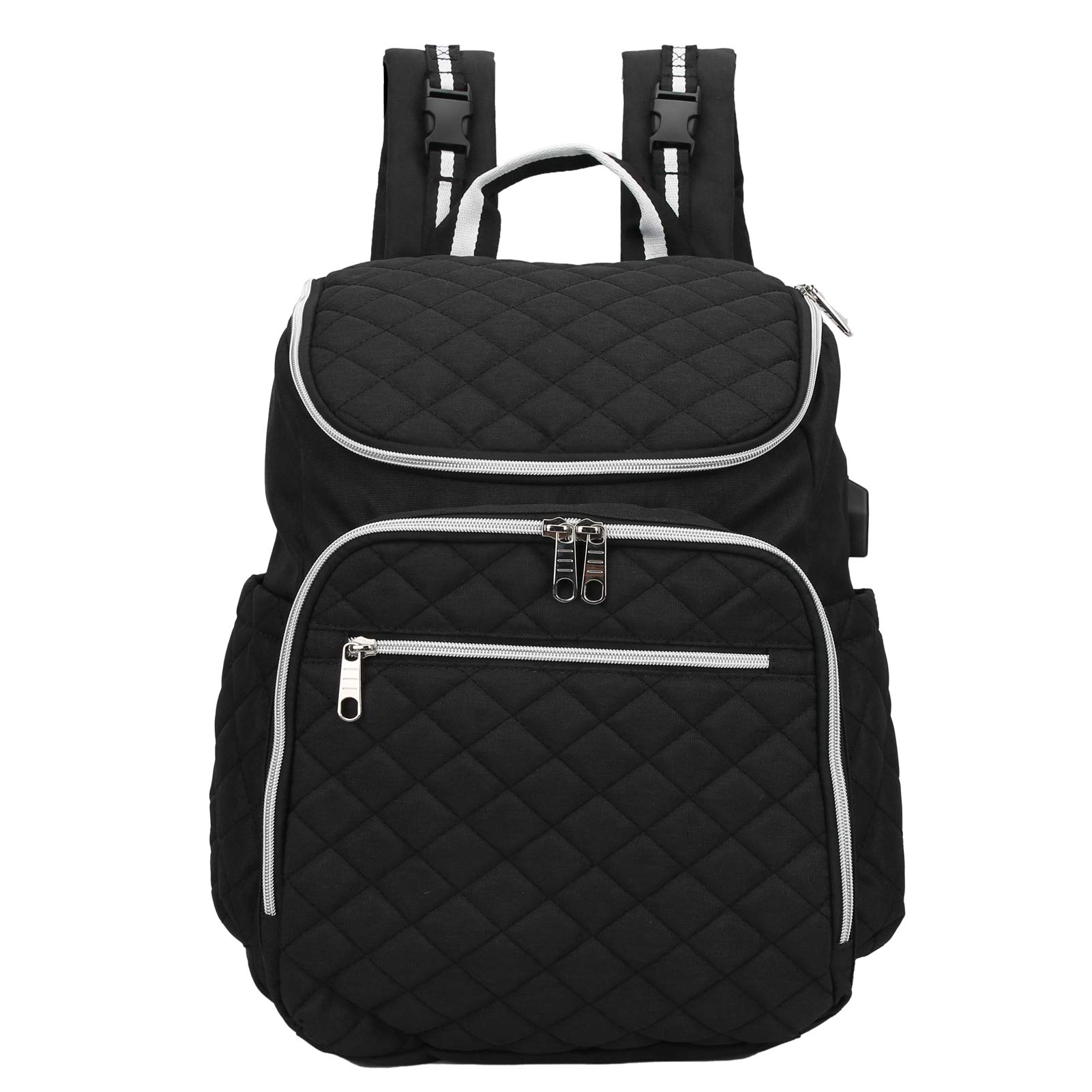 Borsa per Mamma di Grande capacità Borsa per Pannolini per Zaino per Passeggino Multifunzionale per Bottiglie di Latte Pannolini per Vestiti con Borsa per Isolamento Termico
