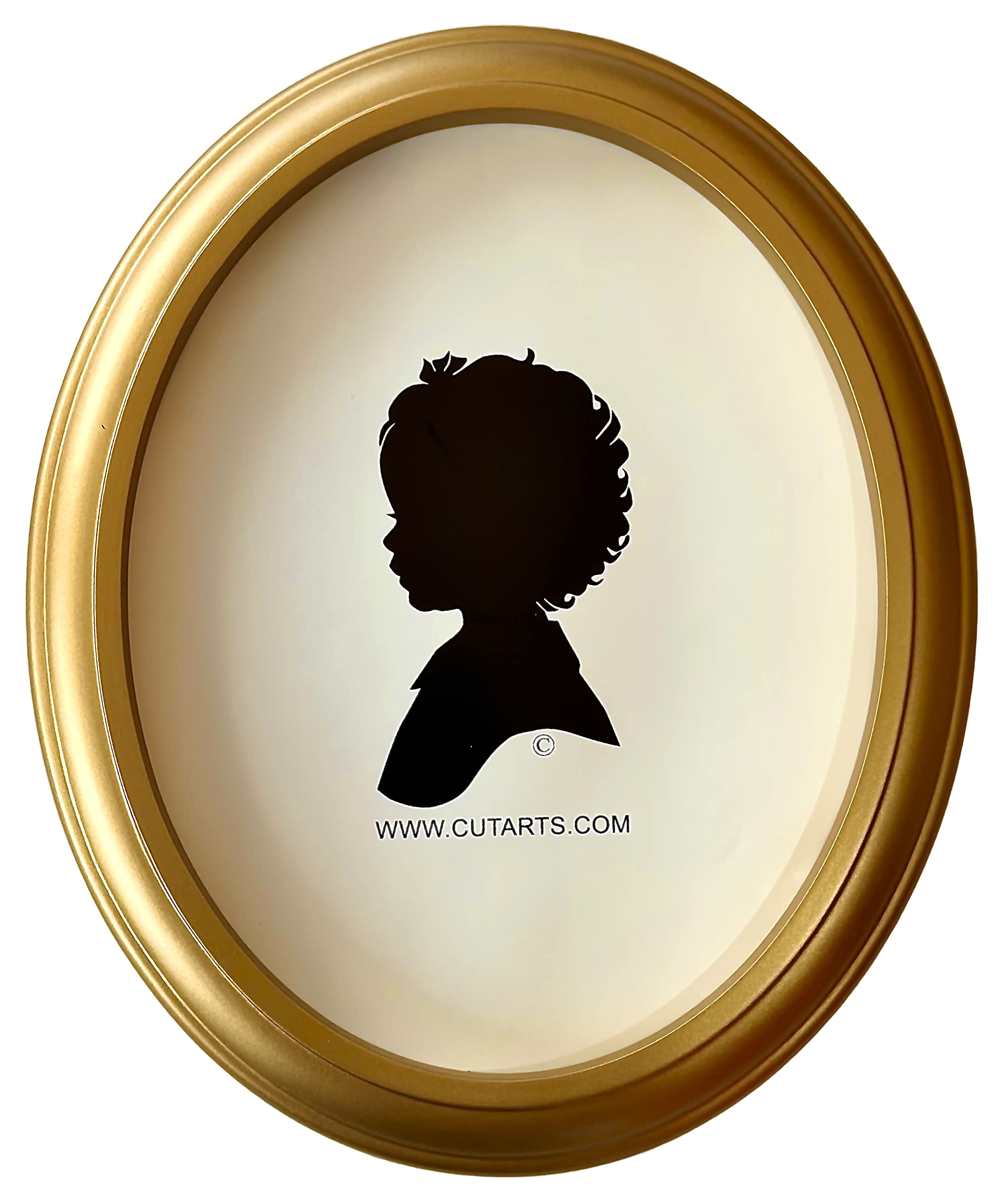 Cut Arts Gold 8X10 Oval Picture Frame