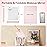 FUNTOUCH 2500mAh Large Rechargeable Travel Makeup Mirror with Lights, Portable Makeup Mirror with 10X Magnifying Mirror 3 Lighting Modes, Tabletop Folding Travel Mirror with PU Leather Cover (Pink)