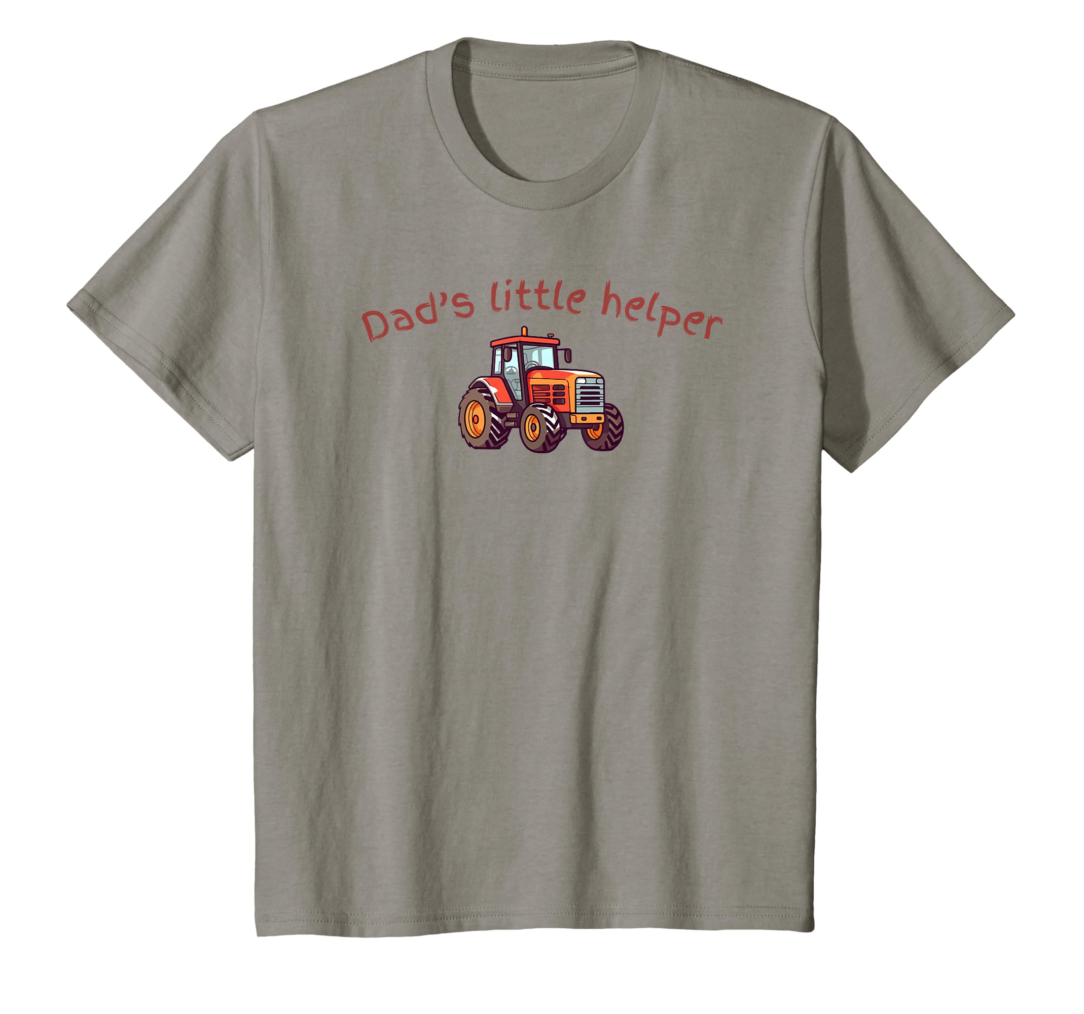 Youth Dad's Little Farm Helper, Farm Tractor T-Shirt