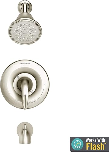 Miniatura 8 de American Standard TU385502.002 Reliant - Grifo de 3 tinas y ducha con cartucho, cromo pulido