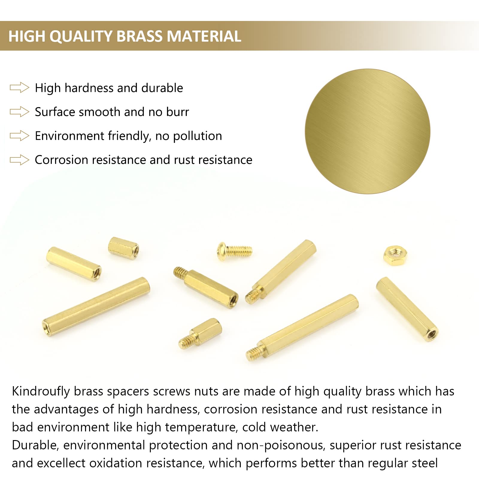 M2 Brass Standoffs & Spacers Kit - 320 Pieces -2 M2 Brass Standoffs & Spacers Kit - 320 Pieces -2
