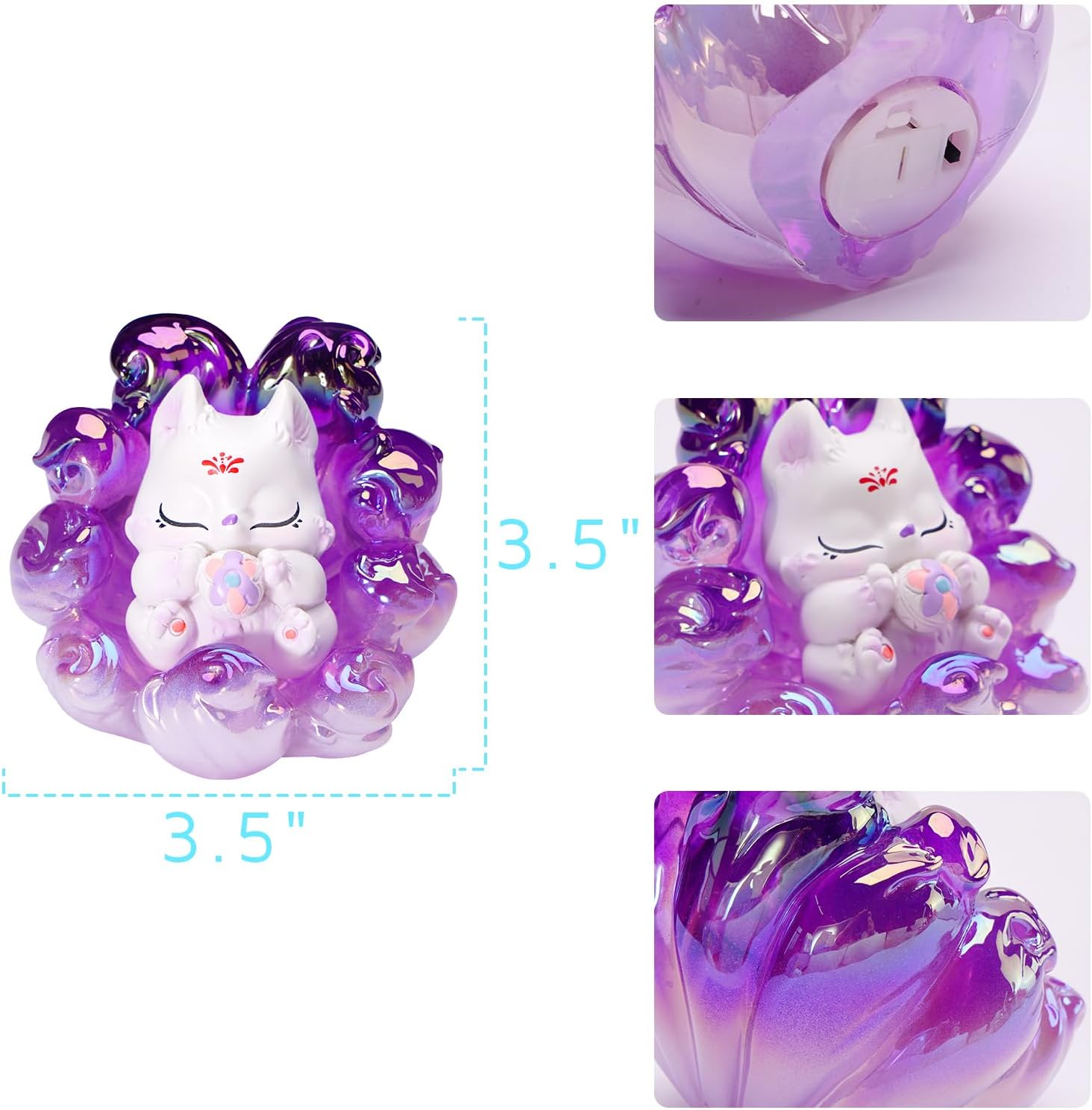 Nine-Tailed Fox Blind Box Figures Random Design Mystery Box Surprise Toys Collectible Toys Home Decorations
