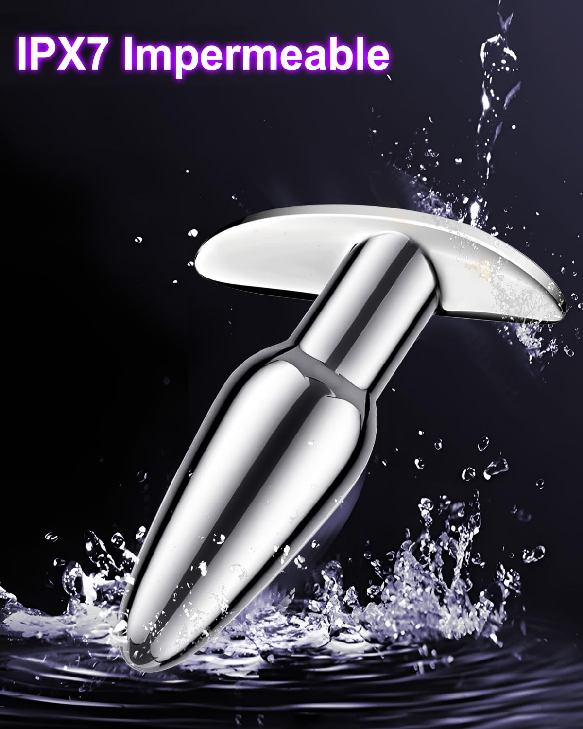 Vibratore Plug Anale-Dilatatore Donna Sexytoysys Uomo Coppia Vibratoreper Donna Professionale Wireless con Telecomando Sex Toys Vibratore per Uomo Vibratori (Metals)