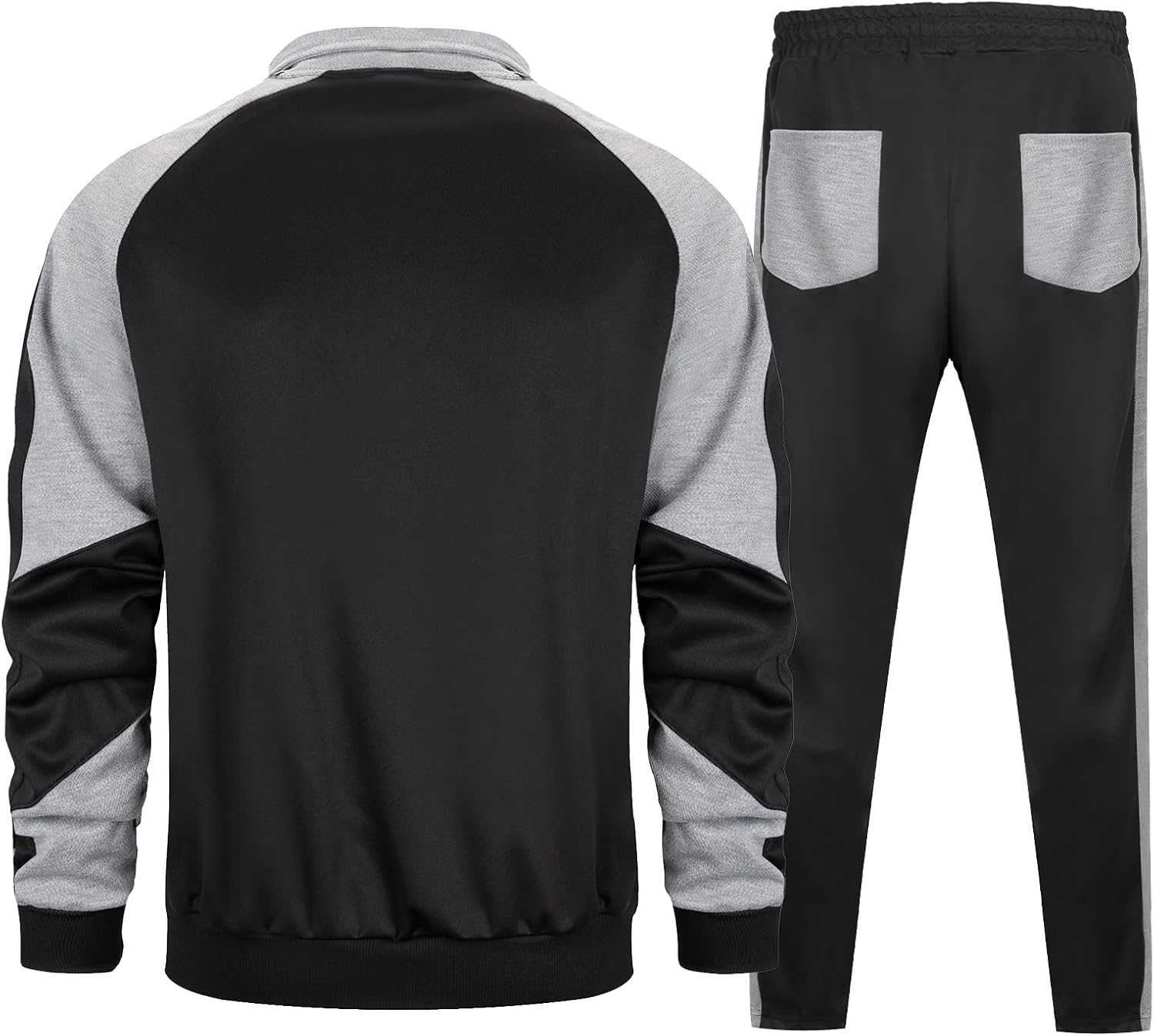 LBL Leading the Better Life Mens Track Suits Casual Full Zip Sweat Suit Active Jackets and Pants 2 Piece Outfits - Image 6