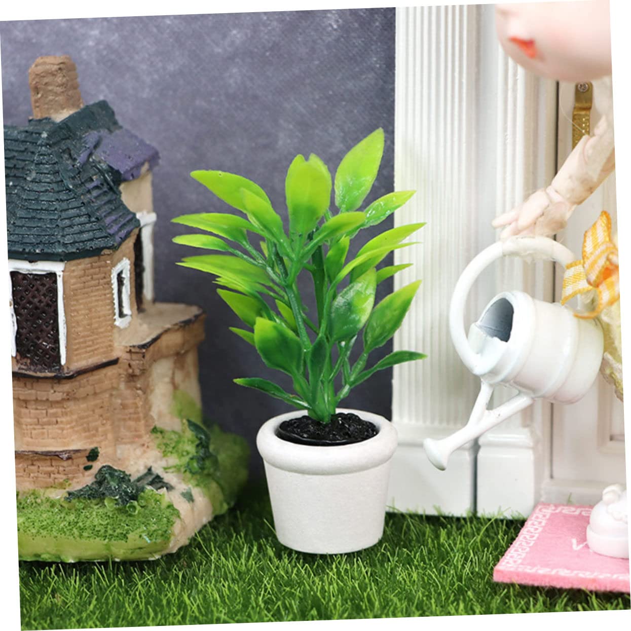 Pianta In Vaso Miniatura 1:6 Per Case Delle Bambole