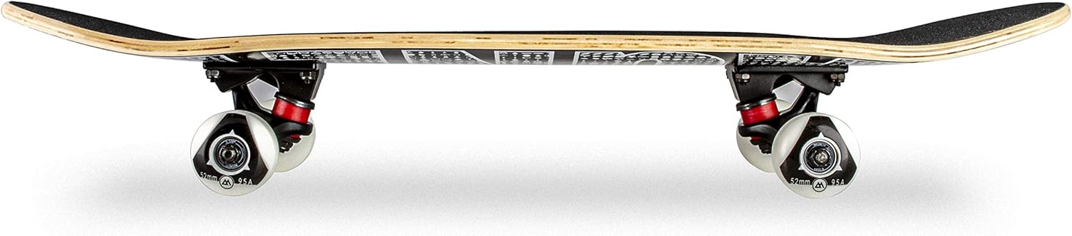 Magneto Kids Skateboard | 22+ Inches Long by 6+ Inches Wide | Maple 7 ply Deck | Fully Assembled | School Locker Cruiser Board | Designed for Kids Teens Boys Girls & Adults - Candy : Sports & Outdoors