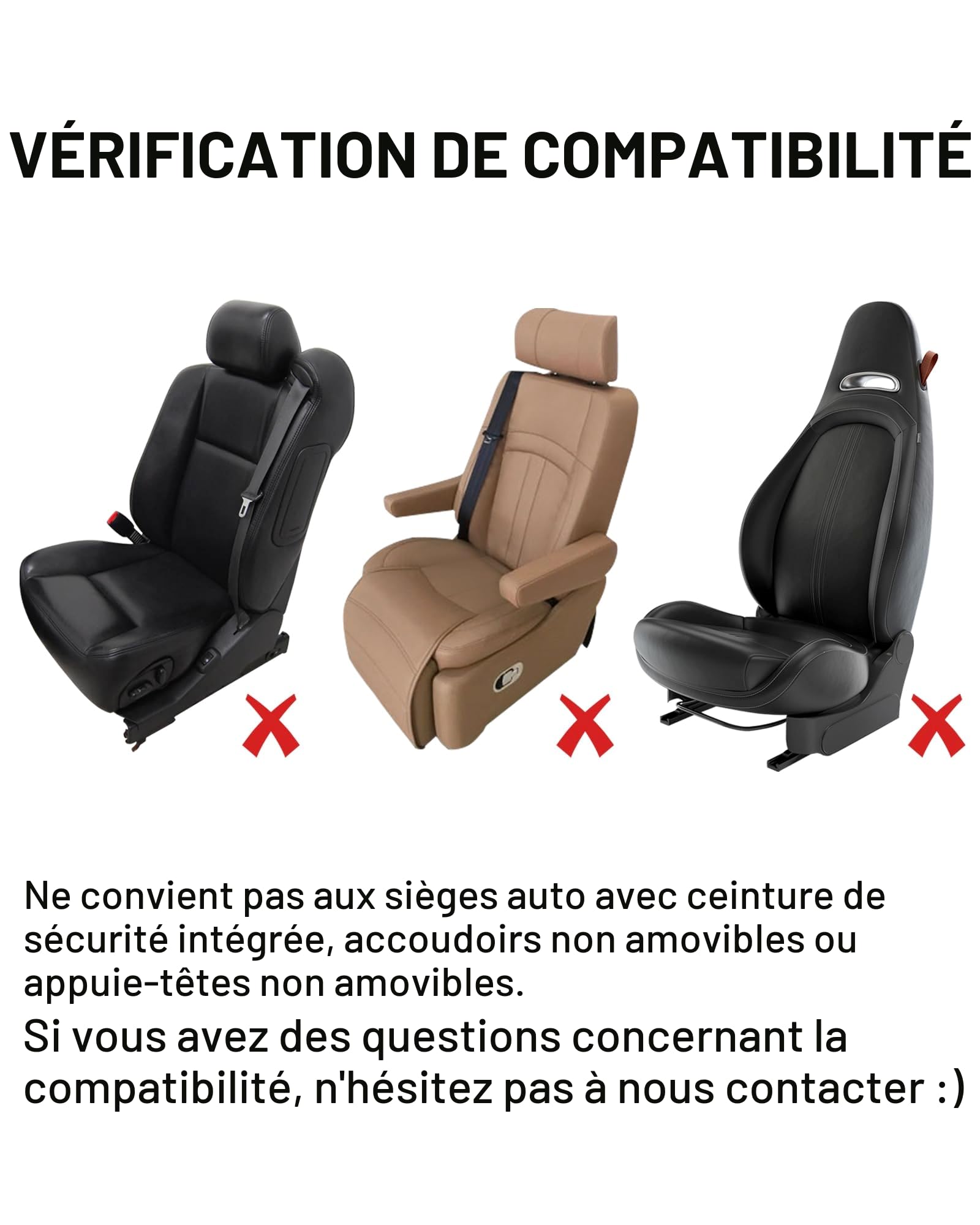 TOYOUN Housses Siège Voiture Avant en Tissu Housse de siège de Voiture Universelle pour 2 sièges Couverture Couvre Siège Auto Respirable Convient à la Plupart des Voitures Camionnette SUV Camion, Noir