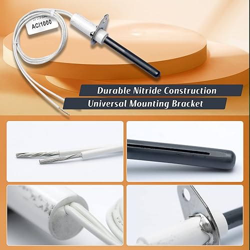 Miniatura 5 de Encendedores universales H150 mejorados, 120 V de nitruro de silicio Hot Rod Igniters Reemplazo para encendedores de carburo de silicio