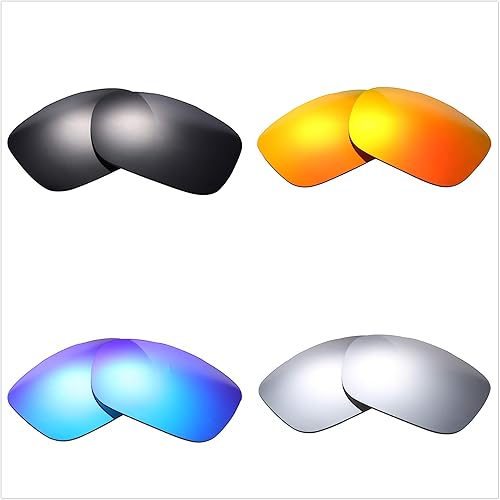 Miniatura 6 de Paquete de 4 pares de lentes de repuesto polarizadas para gafas de sol Oakley de dos caras, marco de cristal