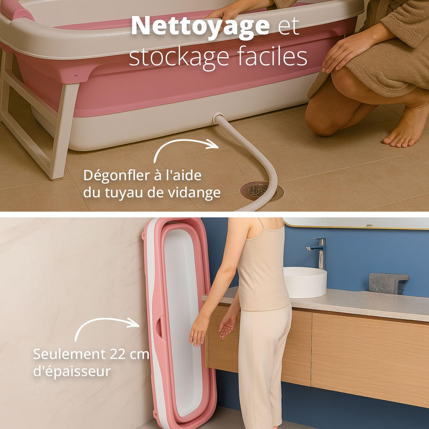 Parcura Zitbad XXL 148cm - Opvouwbaar Ligbad | Bad Voor In De Douche Ijsbad Incl Massagerollers En Nekkussen Parcura Zitbad XXL 148cm - Opvouwbaar Ligbad | Bad Voor In De Douche Ijsbad Incl Massagerollers En Nekkussen