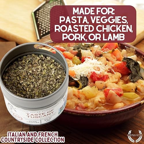 Miniatura 4 de Gustus Vitae - Colección de condimentos y especias gourmet de campo francés italiano - Especias artesanales sin sal - Todo natural - Sin OMG - Lote