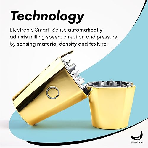 Miniatura 5 de Banana Bros OTTO - Molinillo eléctrico inteligente de especias, molinillo automático de hierbas con tecnología inteligente, recargable por USB,