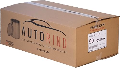 Miniatura 5 de Latas de pintura vacías de metal sin forro, tamaño de una pinta de pinta, con tapas para proyectos de bricolaje y profesionales, color plateado y