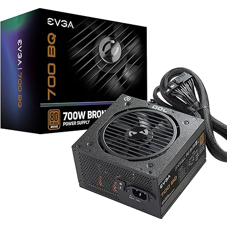 EVGA 700 BQ, 80+ Bronze 700W, Semi Modular, 5 Year Warranty, Power Supply 110-BQ-0700-V1