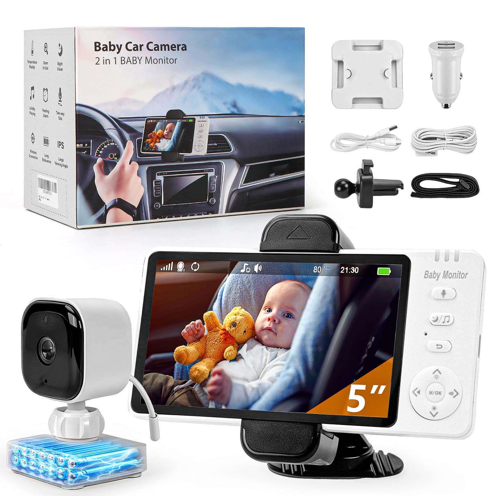 doktorbaby Wireless Baby Car Camera ABM950S