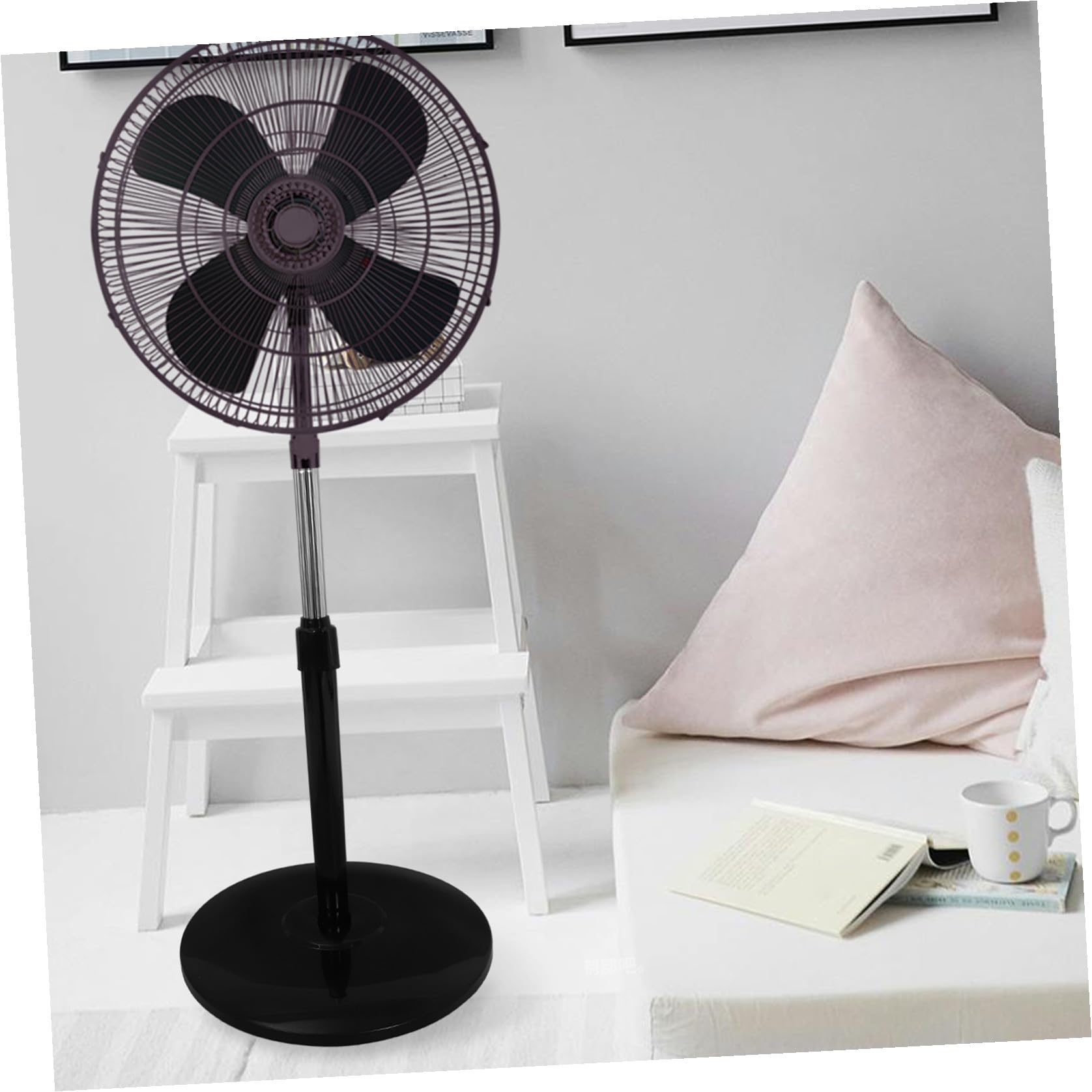 Garneck 1 juego Soporte y Base Inoxidable Compatible con Ventiladores Eléctricos Estable y Duradero para Uso Hogar u Oficina