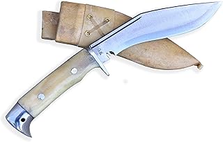 Authentic Kukri/Khukuri 5 Inch Blade American Eagle Kukri-Full Tang Bone Handle, Leather Sheath Khukuri- Handmade in Nepal Imported - GK&CO. Kukri House