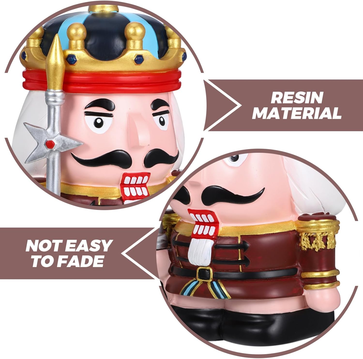 Cute Nutcracker Piggy Bank for Boys and Girls Openable Bank for Money Saving Challenge Decorative Cash Holder for Girls Portable Storage for All Ages for Christmas