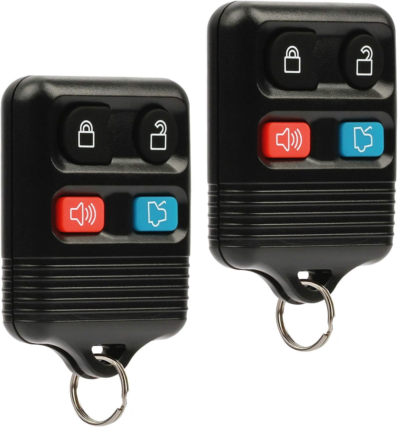 Car Key Fob Keyless Entry Remote fits Ford Expedition Explorer Mustang Fusion, Lincoln Town Car, Mercury Grand Marquis, Mazda (CWTWB1U345) Set of 2